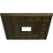 Ekena Millwork Eris Ceiling Medallion (Fits Canopies up to 9 7/8"), 18"W x 18"H x 3 1/2"ID x 1 1/8"P, Green Gold CM18ERGGS - alternate 3